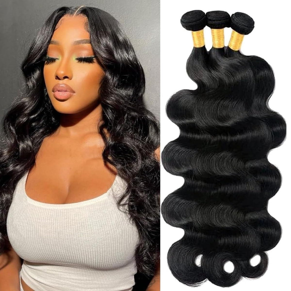 Dowstalgirl front packaging showing natural black bundles and benefits