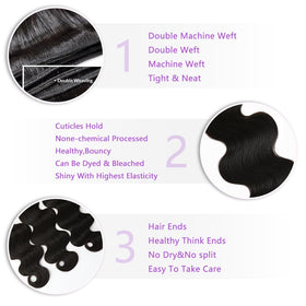 Dowstalgirl texture close-up showing soft body wave and sheen
