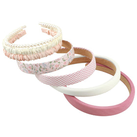 DOXISHRUKY headband styled in bedroom mirror to show outfit-ready versatility