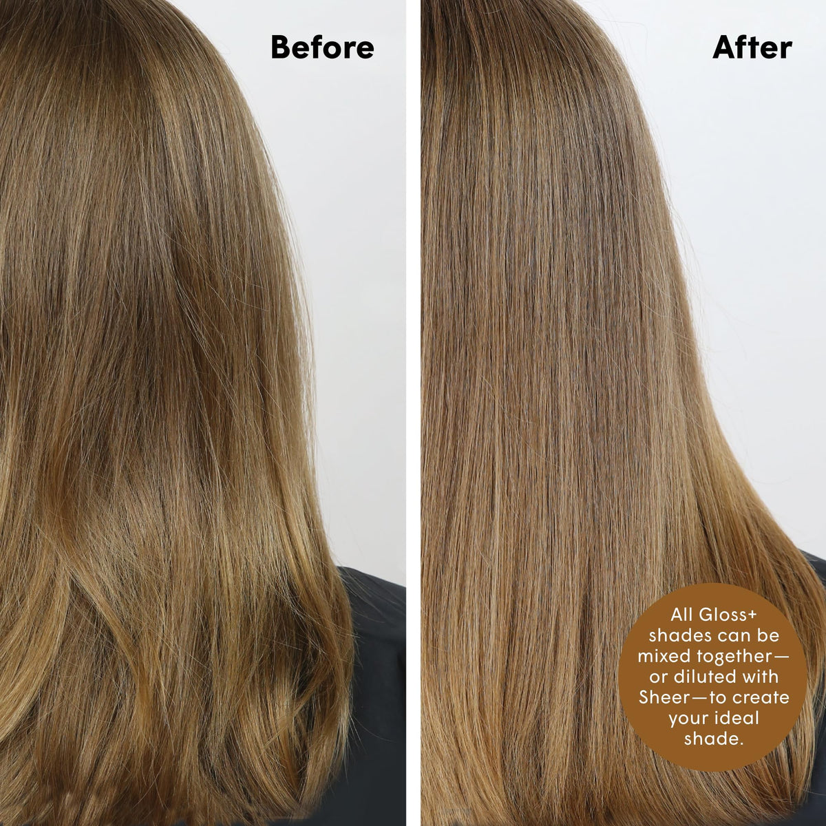 dpHUE applied to towel-damp hair, quick application and even coverage benefit