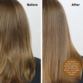 dpHUE applied to towel-damp hair, quick application and even coverage benefit