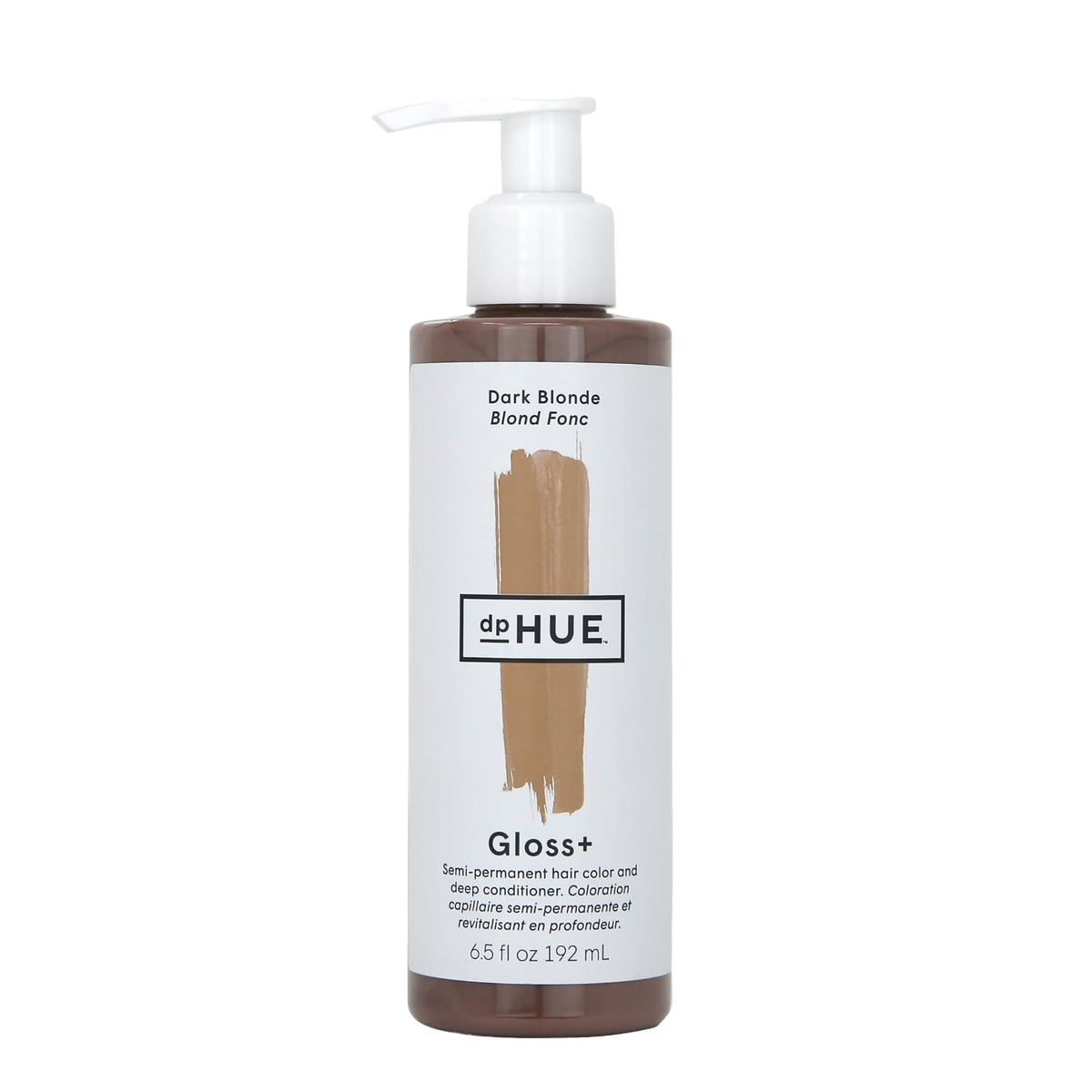 dpHUE front bottle view showing product and label, easy home touch-up benefit