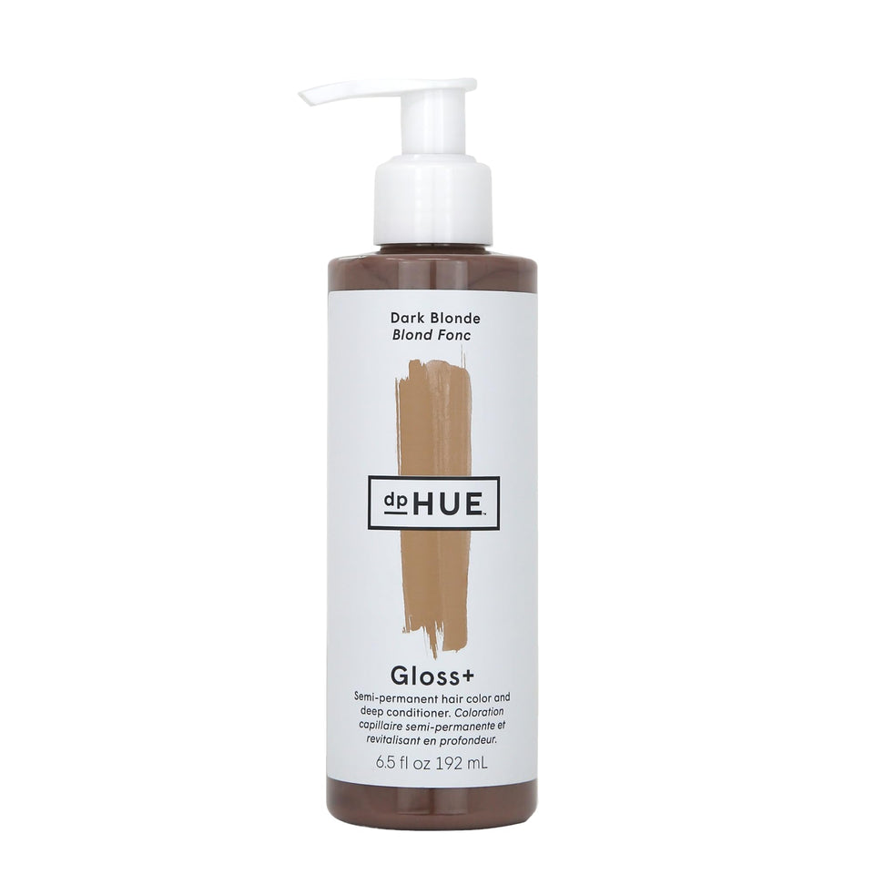 dpHUE front bottle view showing product and label, easy home touch-up benefit