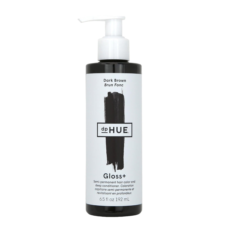 dpHUE front packaging showing bottle and color benefits