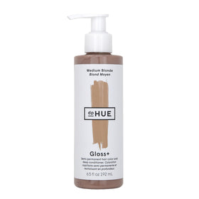 dpHUE Medium Blonde bottle front view showing easy glossy results