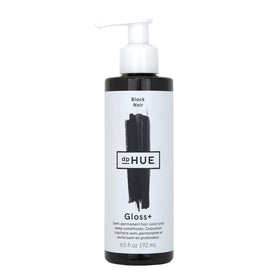 dpHUE Gloss+ Black front bottle showing sleek packaging and product name for easy identification