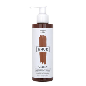 dpHUE Gloss+ Copper front packaging showing bottle and label, highlights freshness