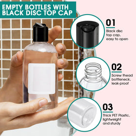 DPLASKA filling bottle with funnel for easy refill convenience