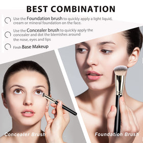 dpolla angled contour brush close-up for precise sculpting and seamless blending