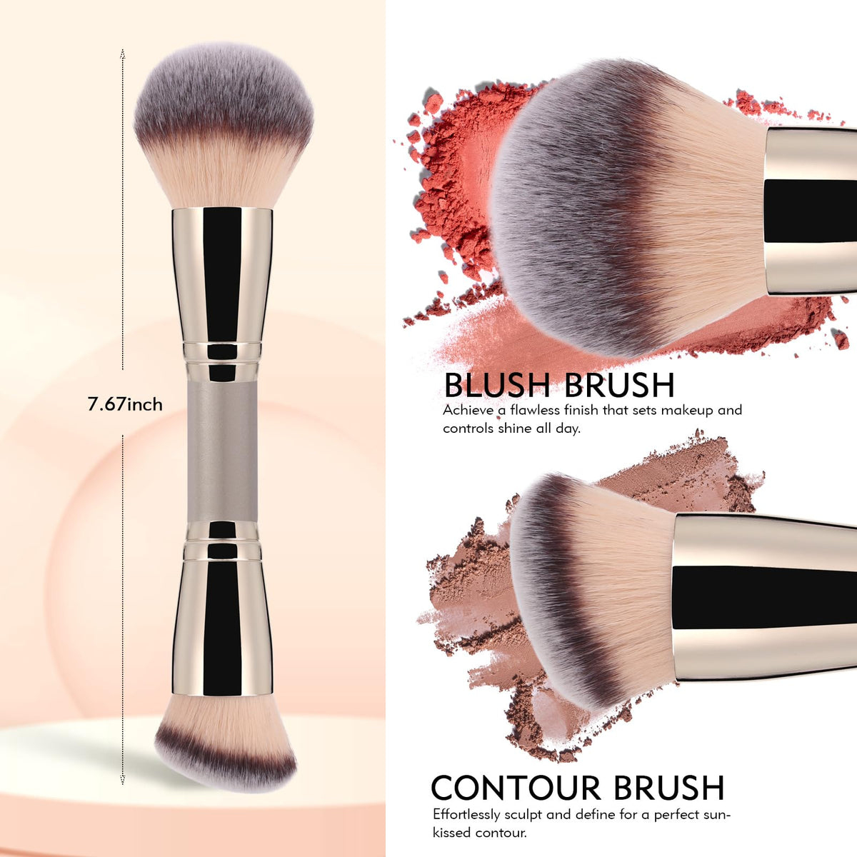 dpolla angled brush head detail for precise cheek and contour placement benefit