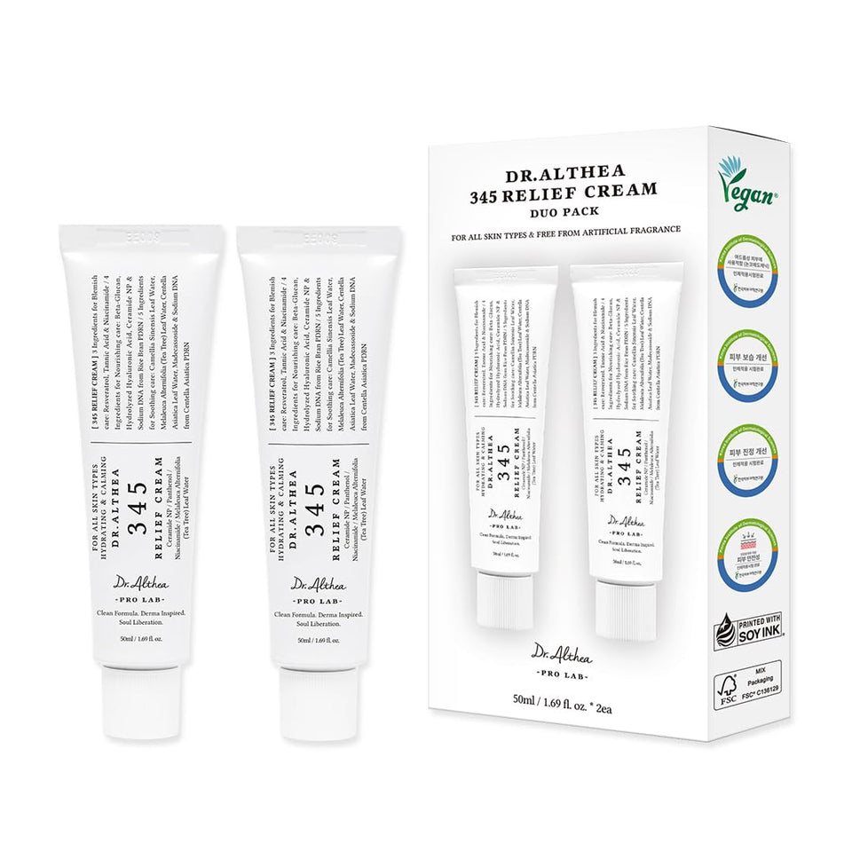 Dr.Althea front packaging showing product name and calming design benefits