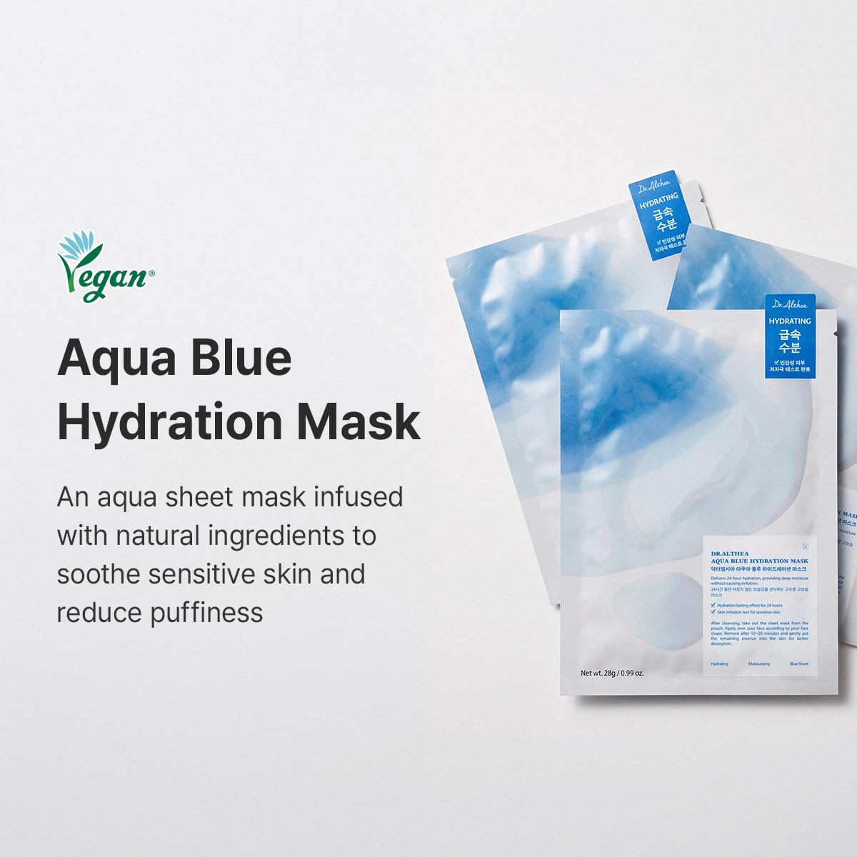 Dr.Althea blue sheet close-up texture demonstrating gentle, breathable material