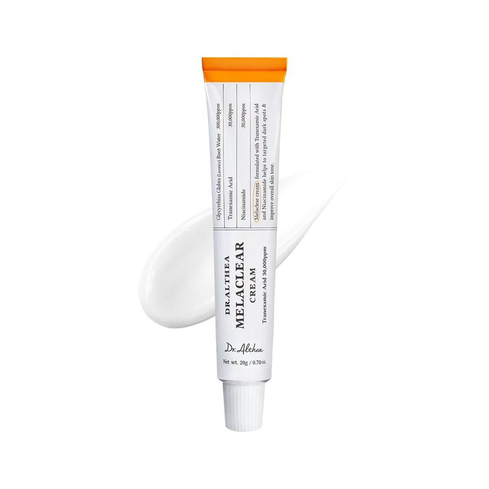 Dr.Althea Melaclear front packaging showing compact cream for targeted brightening