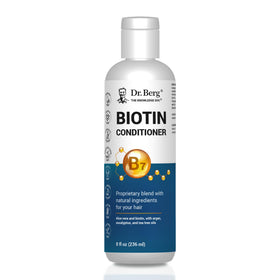 Dr. Berg bottle front view showing label and size, highlights clean formula