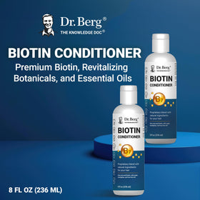 Close-up of creamy conditioner texture from Dr. Berg, shows smooth application