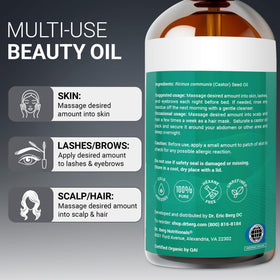 Dr. Berg certification cards and organic seal showing lab-tested authenticity