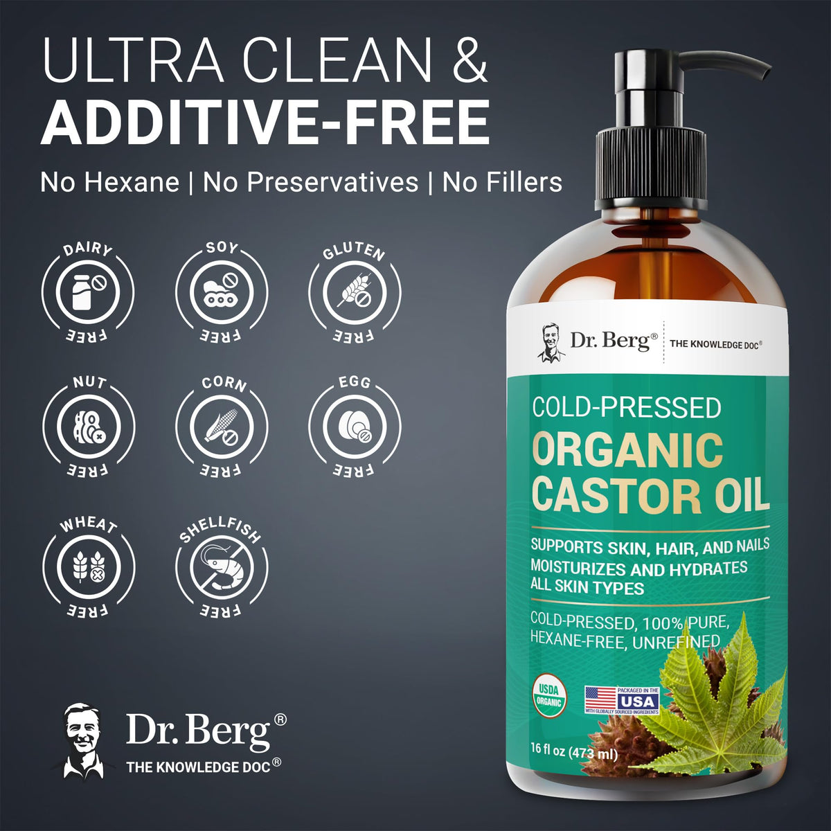 Dr. Berg oil massaged into scalp demonstrating conditioning and nourishment