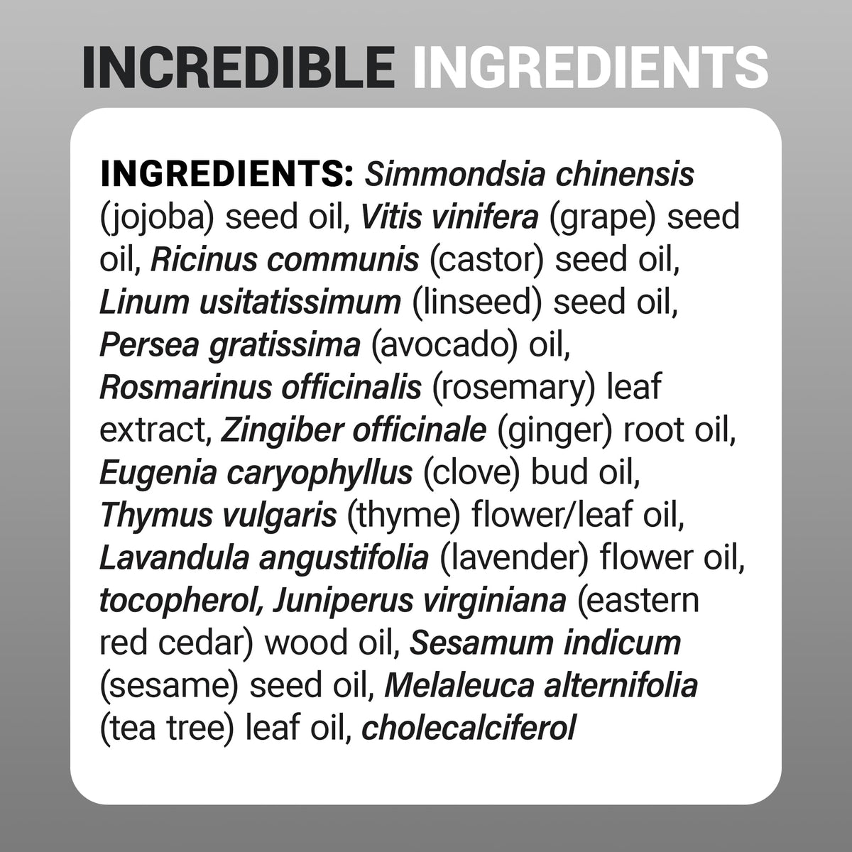 Dr. Berg product label close-up showing vitamins D3 and E