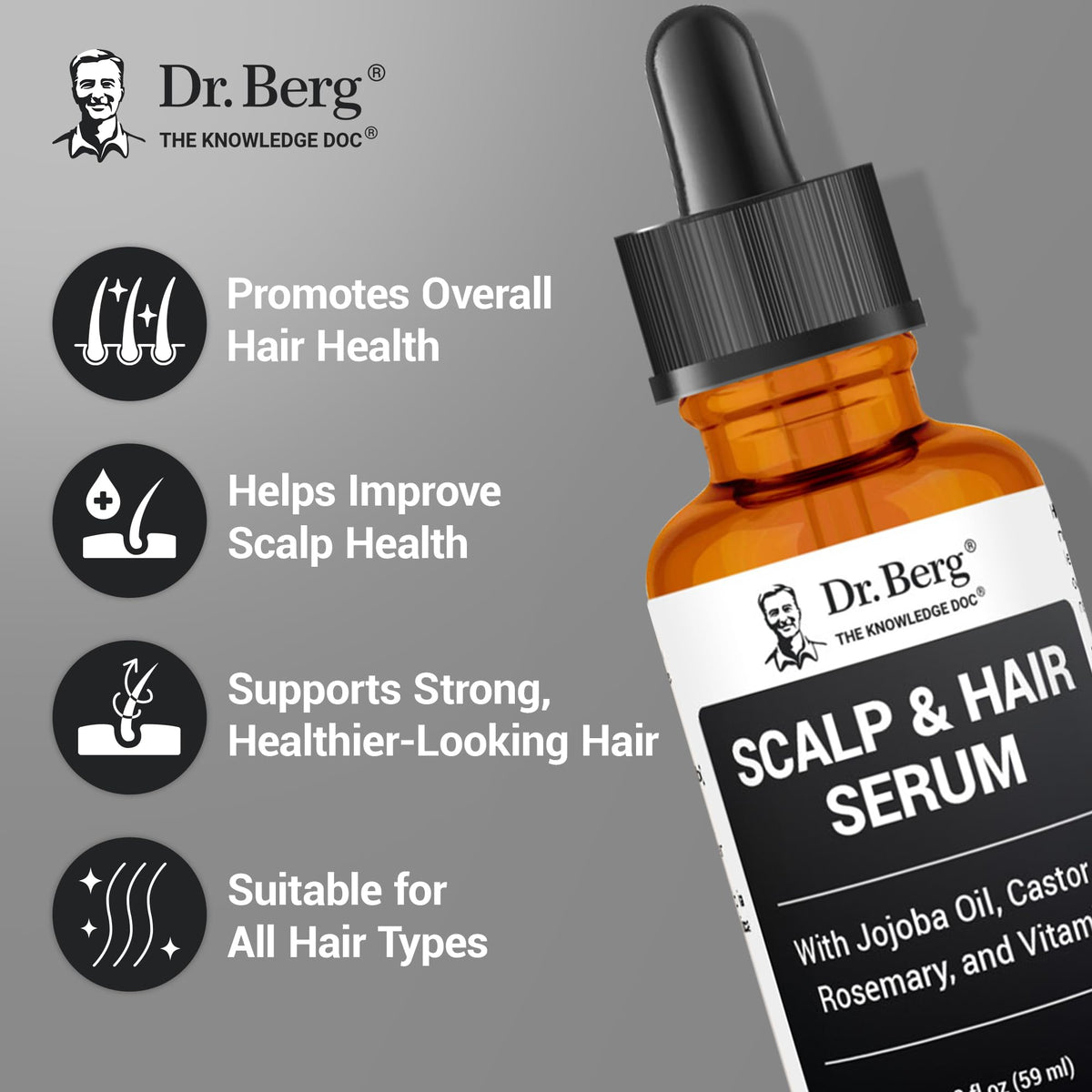 Dr. Berg oil texture close-up demonstrating lightweight absorption