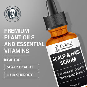 Dr. Berg pump dispensing serum onto fingers for easy application