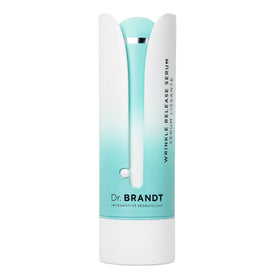 Dr. Brandt bottle front view showing label and product for instant smoothing