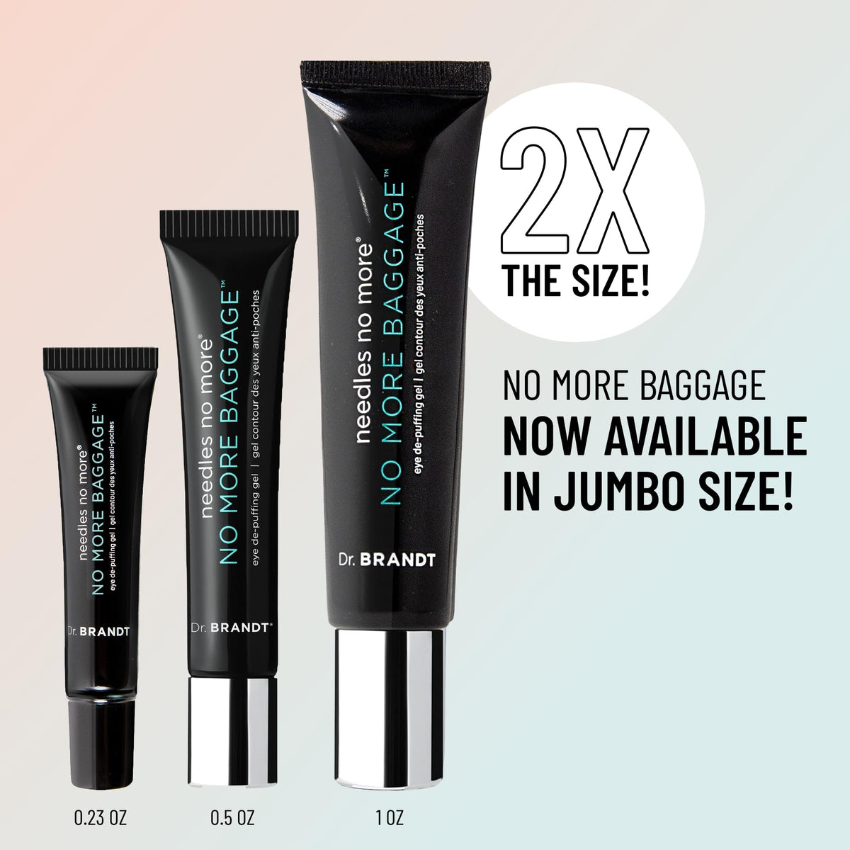 Dr. Brandt cream transforming to gel texture closeup that shows fast absorption benefit