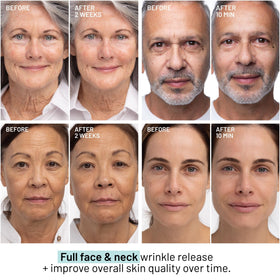 Dr. Brandt serum texture drops on hand showing lightweight hydration