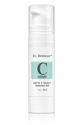 Dr. Brenner front packaging showing 1oz bottle and clear labeling, highlights potency