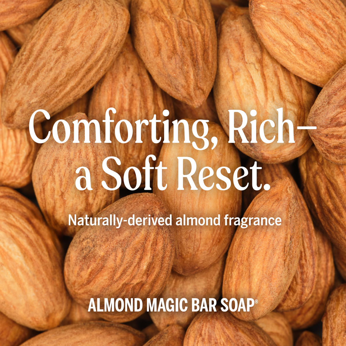 Dr. Bronner's almond bar recycled wrapper detail highlighting eco packaging