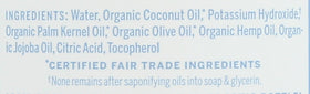 Dr. Bronner's in a baby bath dilution demonstration for safe, mild bathing
