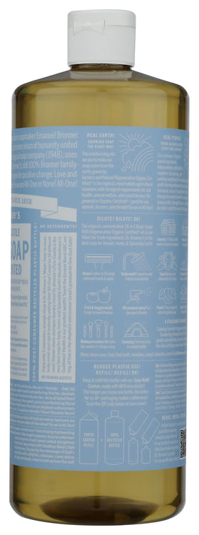 Dr. Bronner's used for household cleaning to highlight multi-purpose convenience
