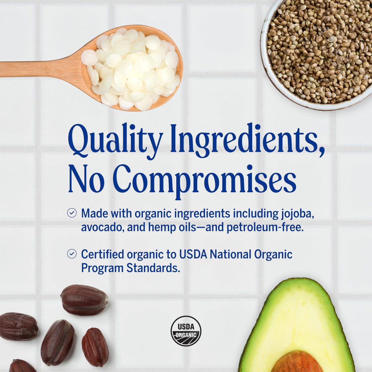 Dr. Bronner's ingredients label close-up listing organic oils and certified organic benefit
