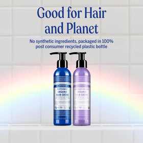 Dr. Bronner's label close-up highlighting organic and cruelty-free certifications