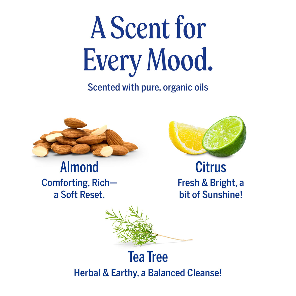 Dr. Bronner's used for hand washing showing gentle, effective clean