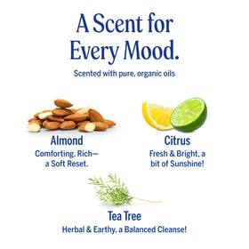 Dr. Bronner's used for hand washing showing gentle, effective clean