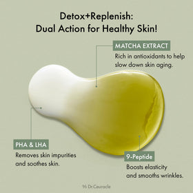 leegeehaam Dr.Ceuracle pouring onto hand showing easy absorption and quick application benefit