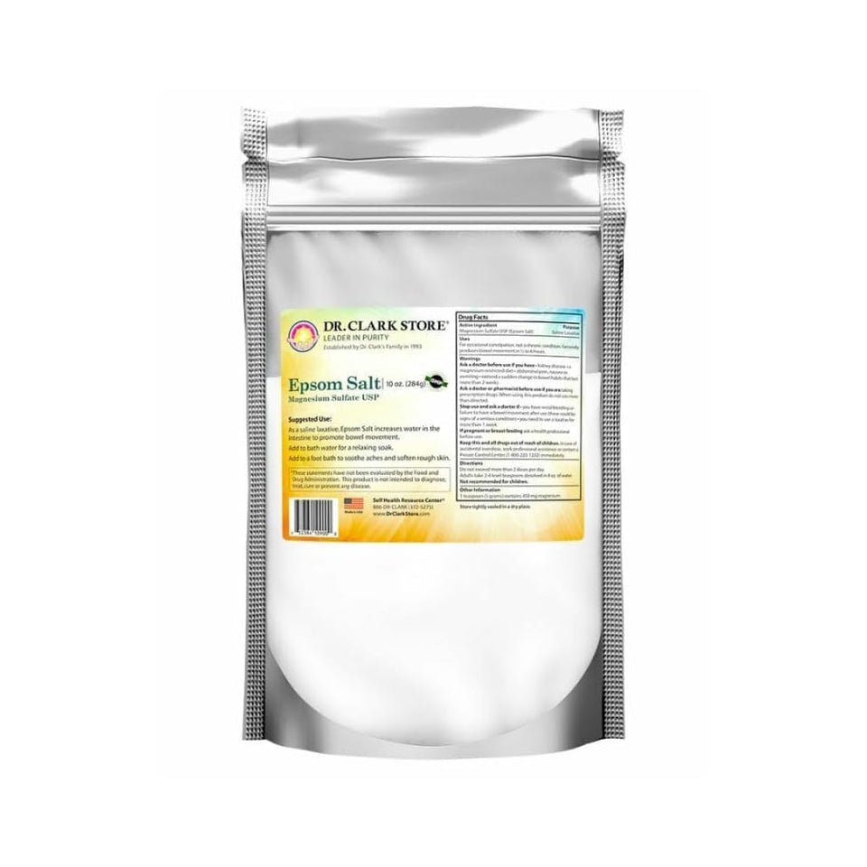Dr Clark Store front label showing product name and 10 ounce size benefiting clear identification