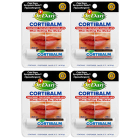 Dr. Dan's Cortibalm front tube showing label and purpose for targeted relief