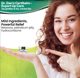 Dr. Dan's open jar texture close-up highlighting creamy barrier and moisturizing feel