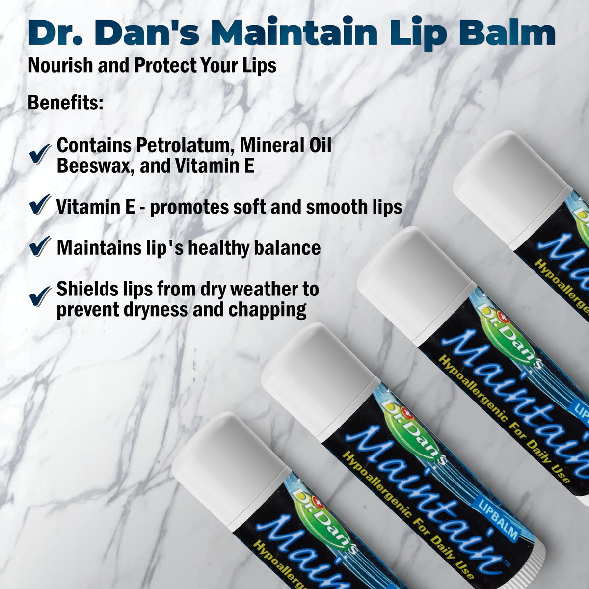 Dr. Dan's open twist showing balm stick texture and easy application benefit