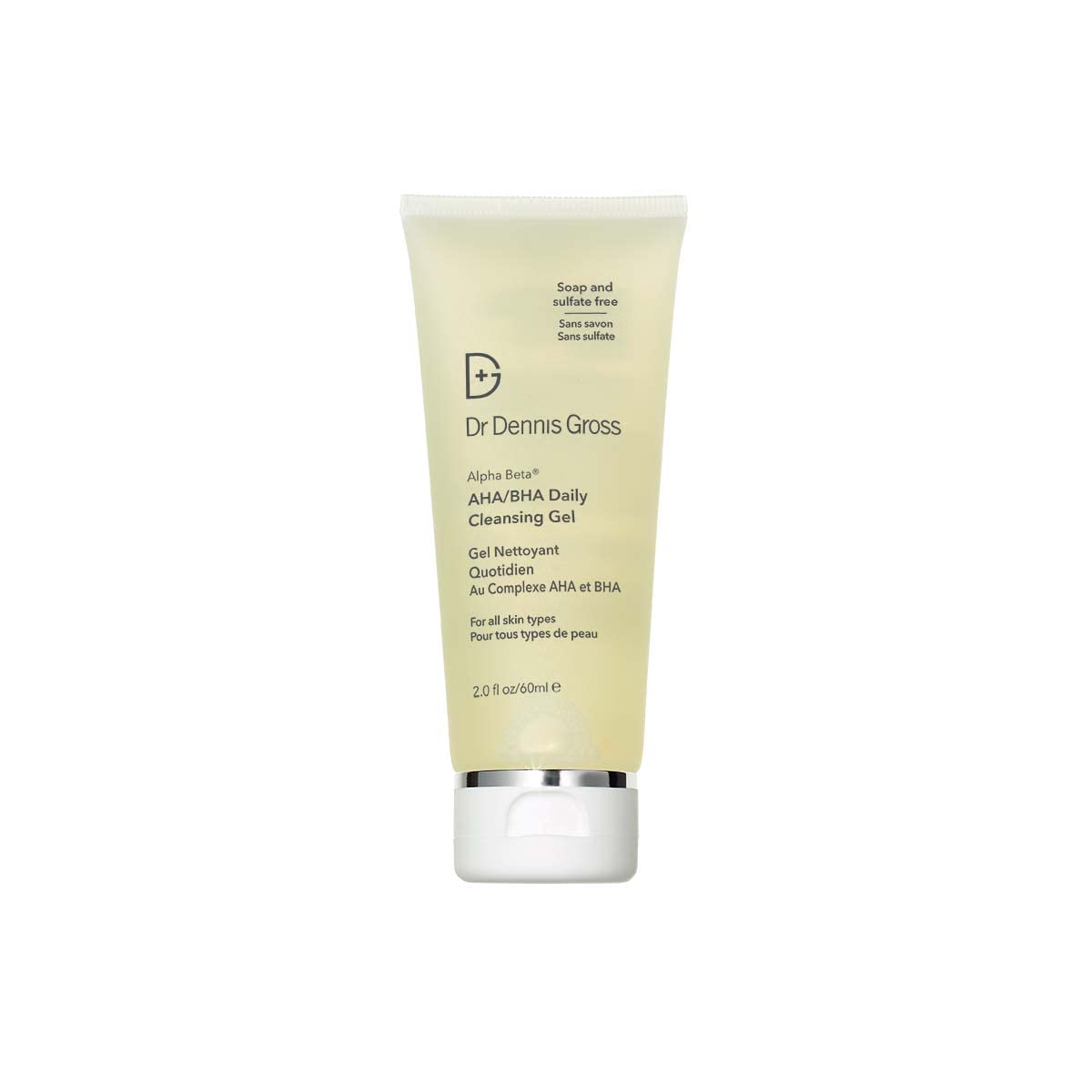 Dr Dennis Gross front packaging showing cleanser and brand clarity