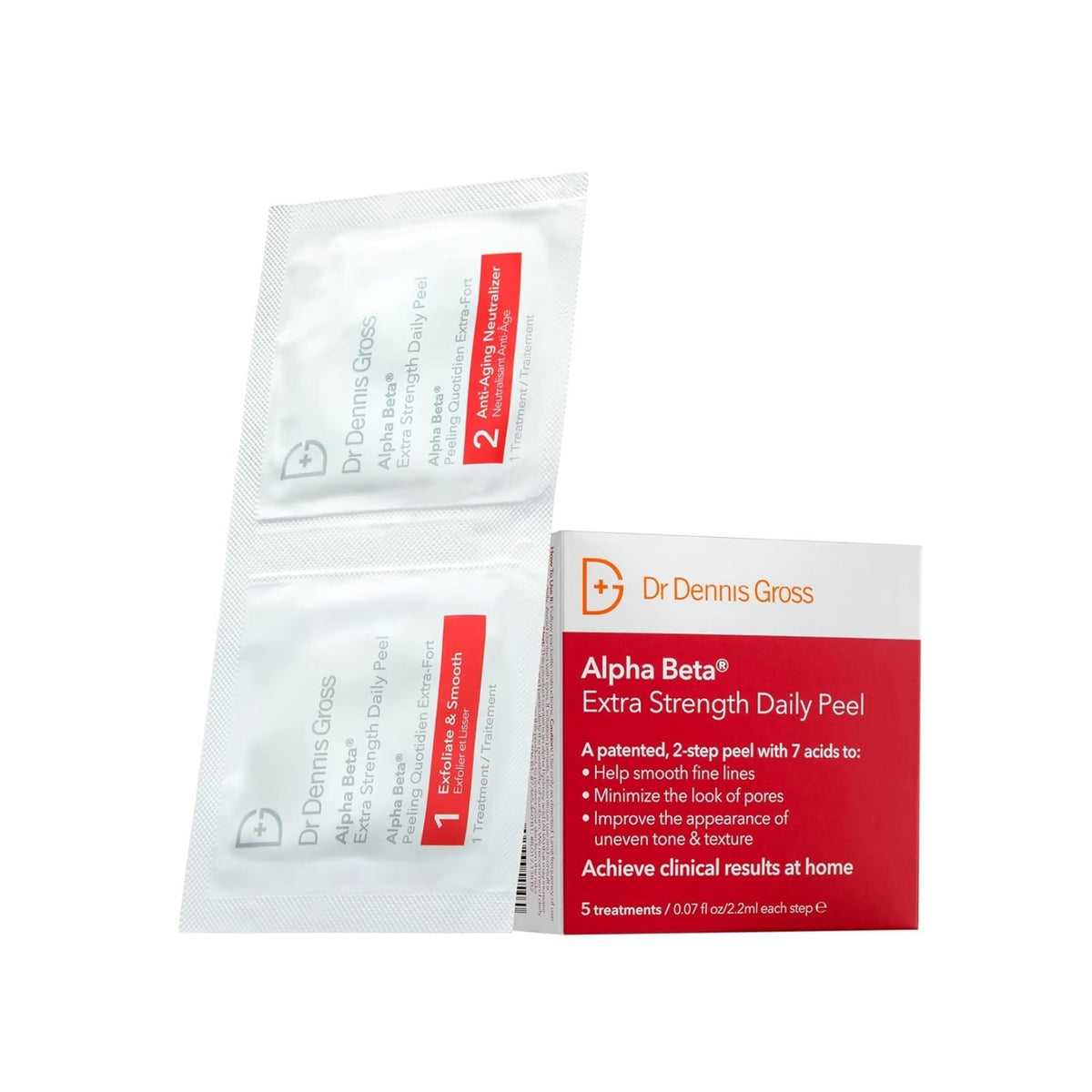 Dr. Dennis Gross front packaging showing product and branding benefit clarity