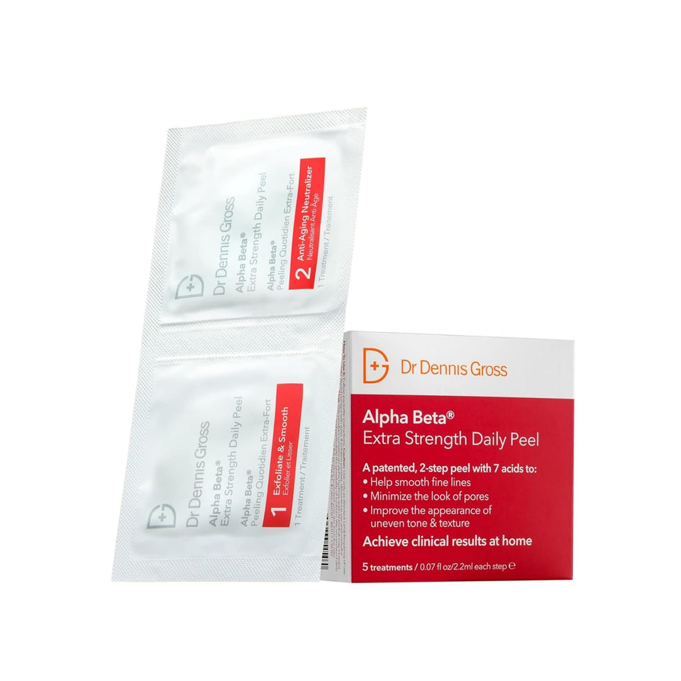 Dr. Dennis Gross front packaging showing product and branding benefit clarity