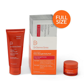 Dr Dennis Gross Alpha Beta Peel tube close-up highlighting formulation detail and efficacy