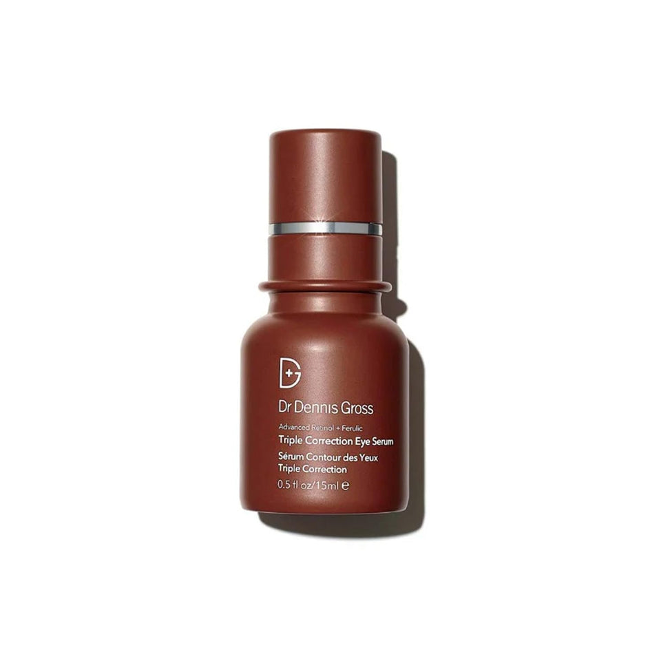 Dr Dennis Gross front packaging of eye serum showing bottle and box for clear identification