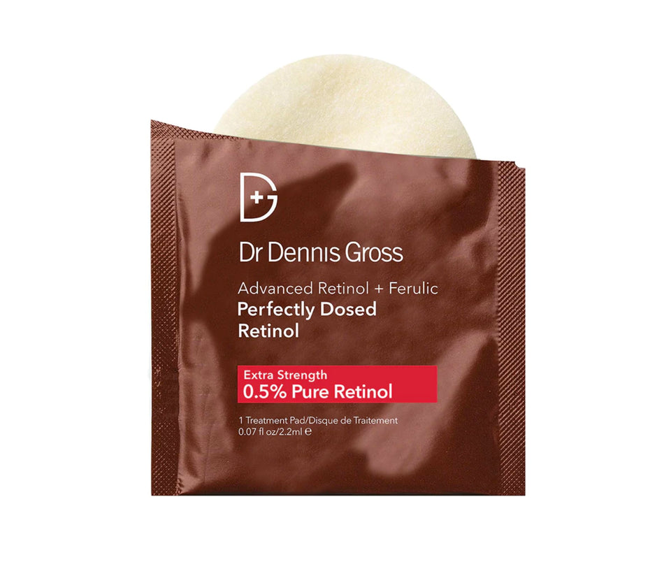 Dr Dennis Gross front packaging showing 8-pack and convenience