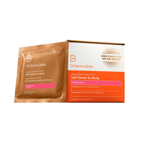 Dr. Dennis Gross front packaging showing 8 towelettes and benefits