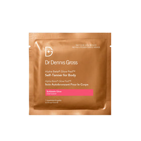 Dr. Dennis Gross open towelette close-up for easy, mess-free use