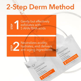 Dr Dennis Gross Step 1 pad texture showing exfoliating surface for refined skin