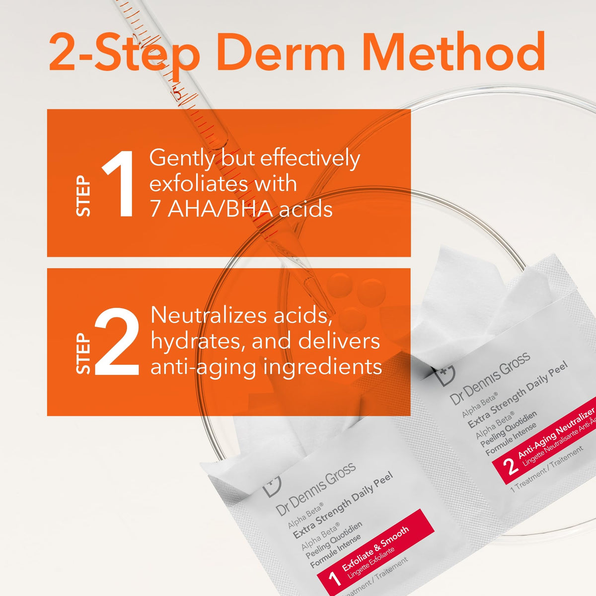 Dr Dennis Gross travel-size cream inside toiletry bag for on-the-go radiance